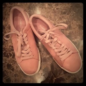 Cute pink stylish shoes